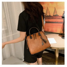 2021 New Fashion Simple Ladies Leather Handbag